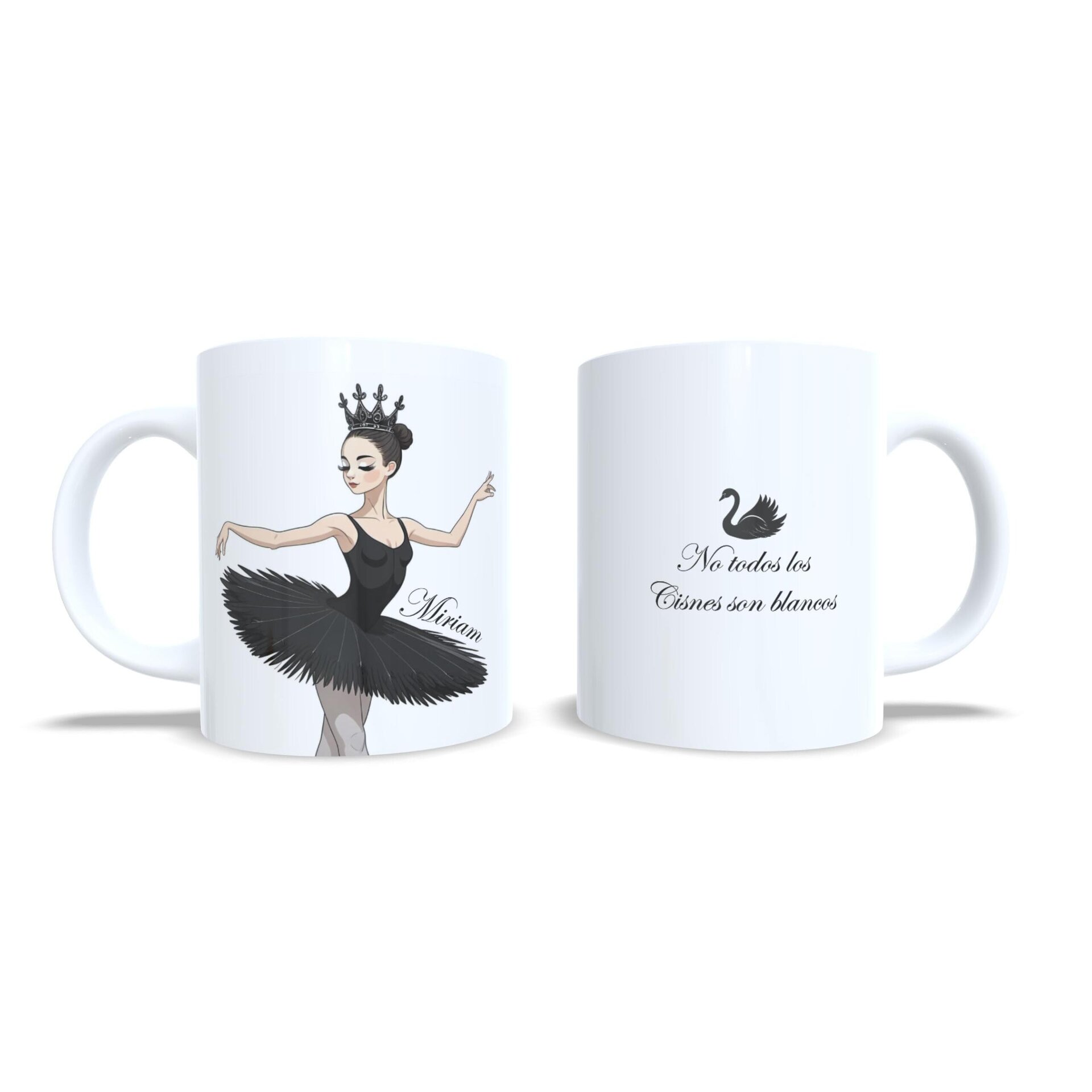 Taza personalizada regalo de Ballet para bailarinas inspirado Lago de los Cisnes - 7