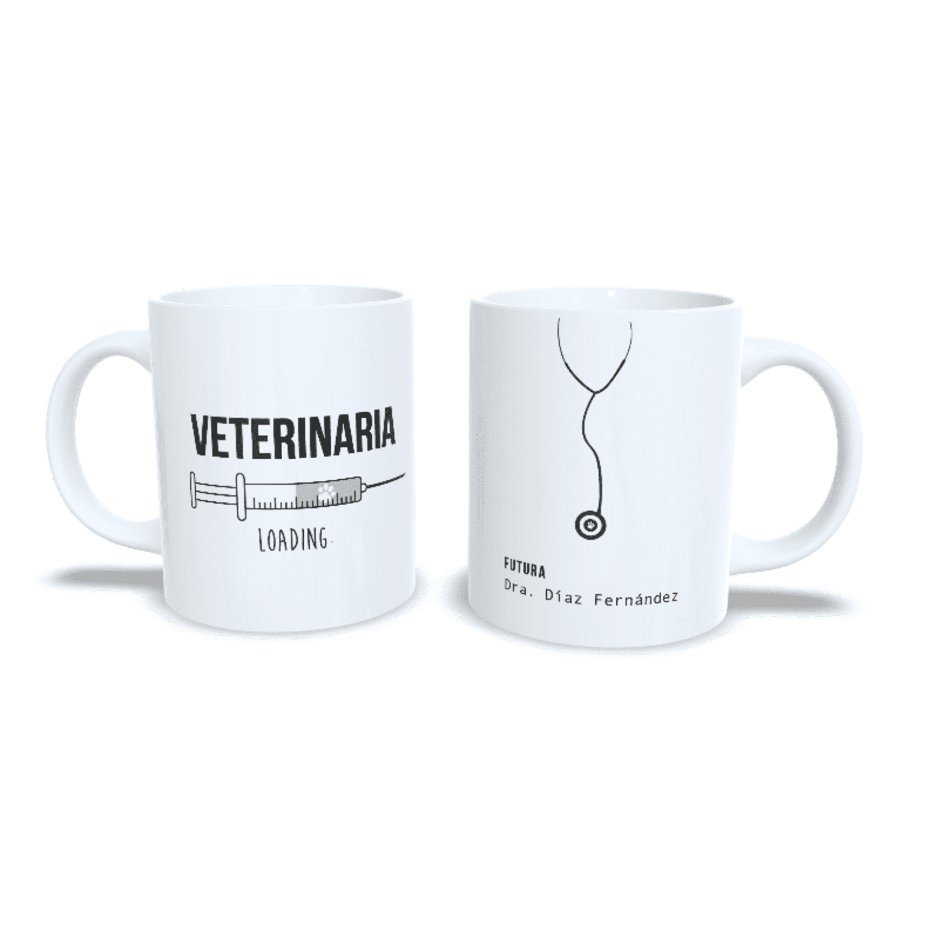 Taza personalizada regalo para estudiantes universitarios de veterinaria - 8