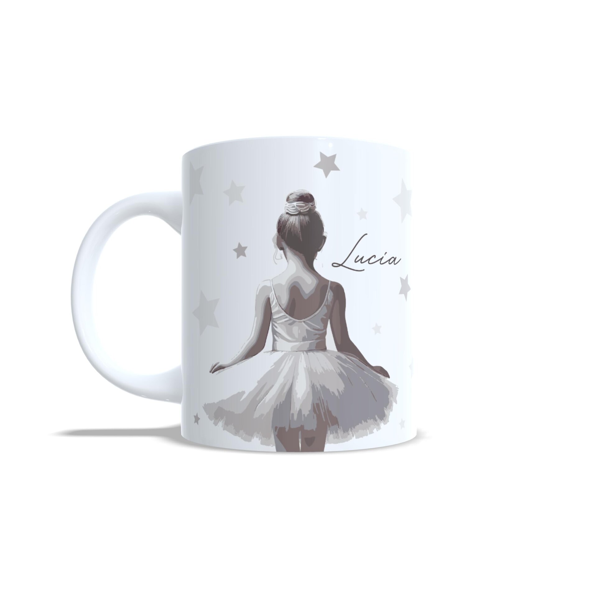 Taza personalizada Ballet el mundo se llena de magia cuando bailas - 2