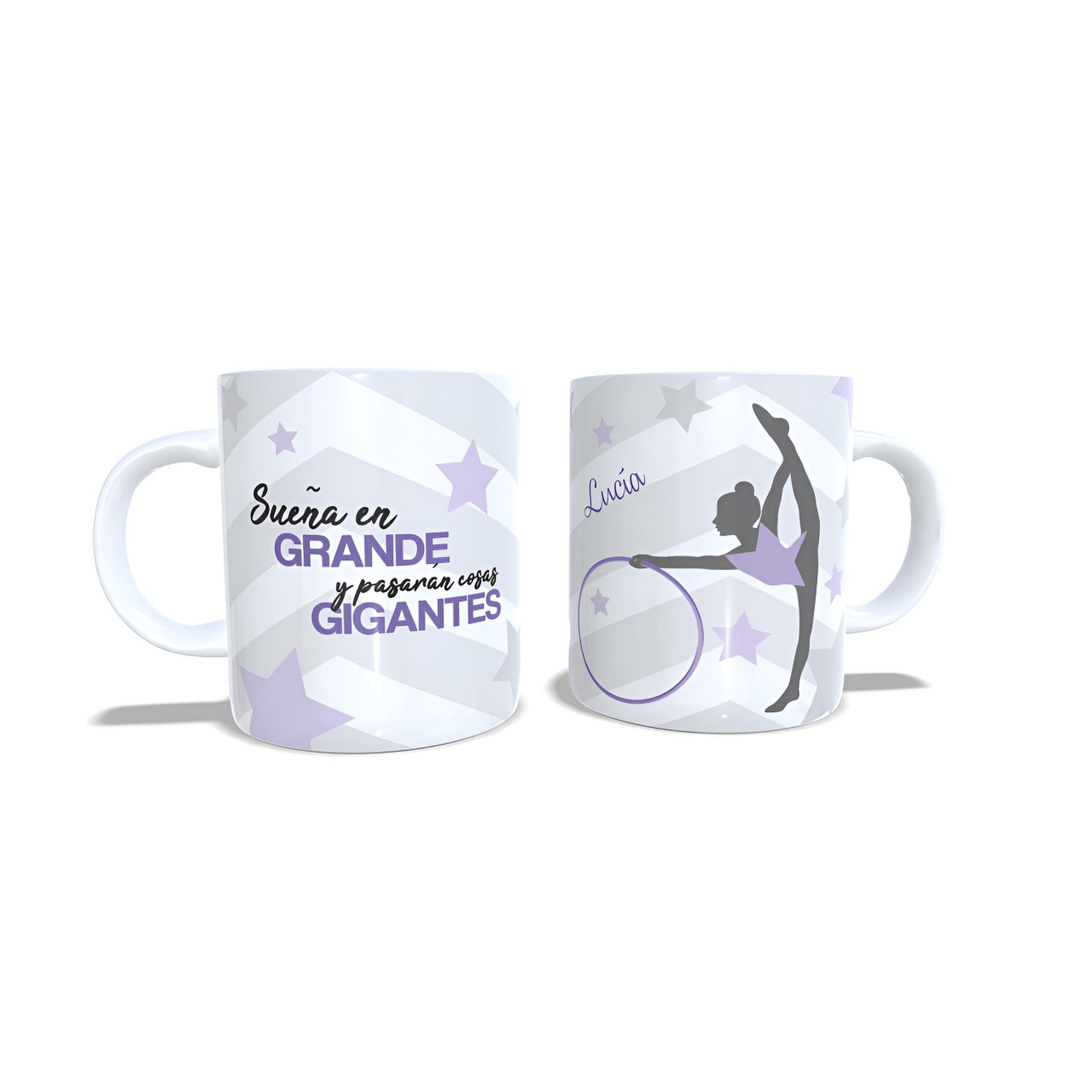 Taza personalizada Gimnasia Rítmica Aro Sueña en grande regalo gimnastas - 6