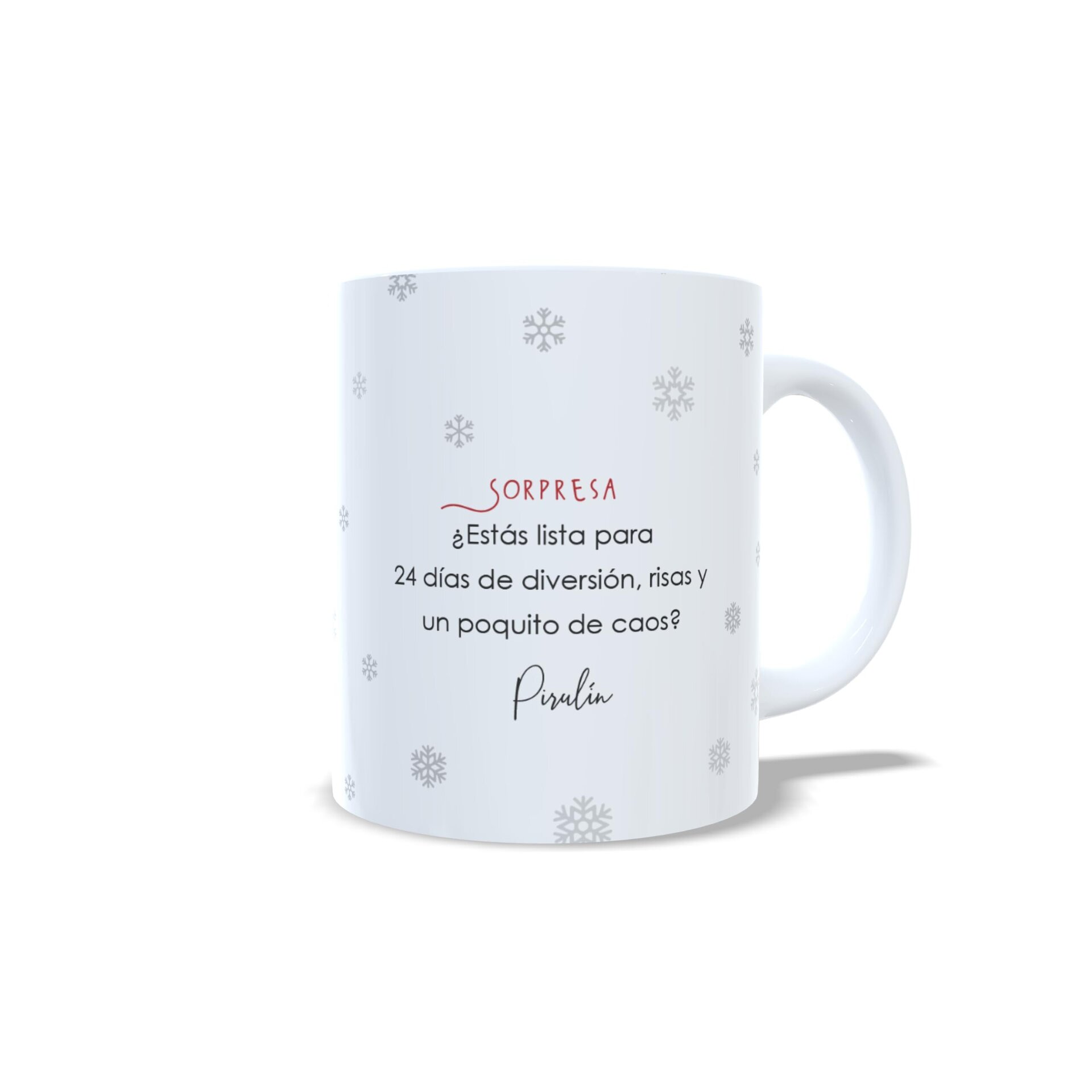 Taza personalizada regalo Elfo travieso con mensaje Elf Shelf navidad - 5