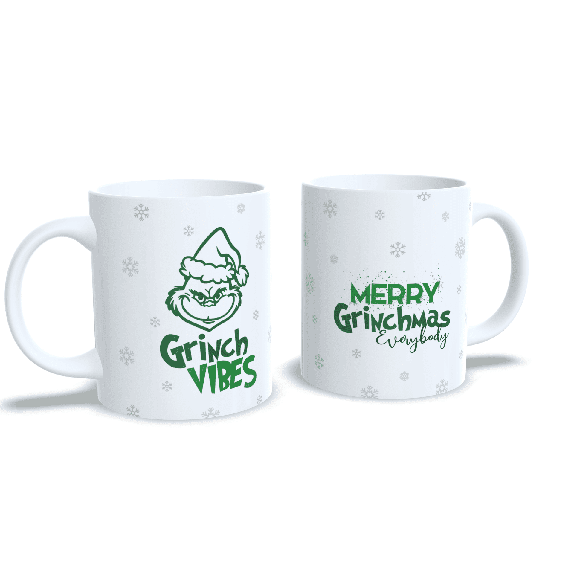 Taza personalizada regalo Grinch Vibes Merry Grinchmas navidad verde - 5