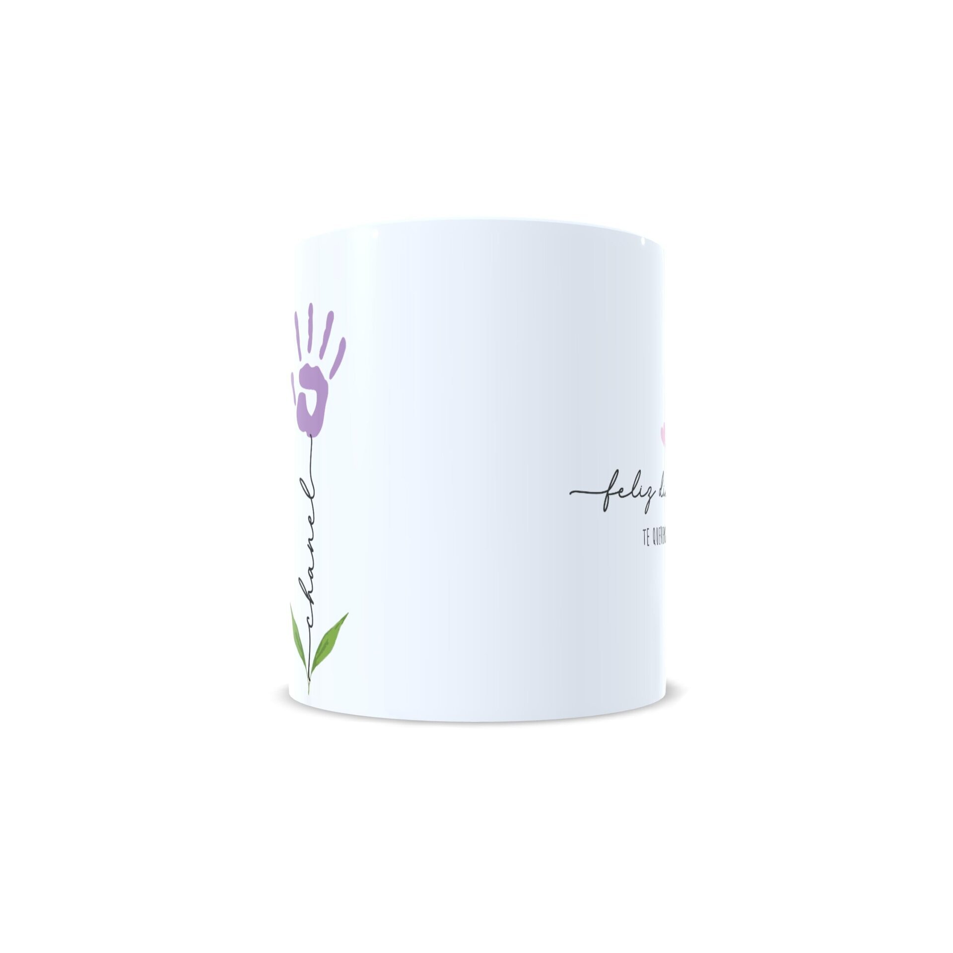 Taza personalizada día de la madre mamá flores tallos regalo madres Enna Blues - 3