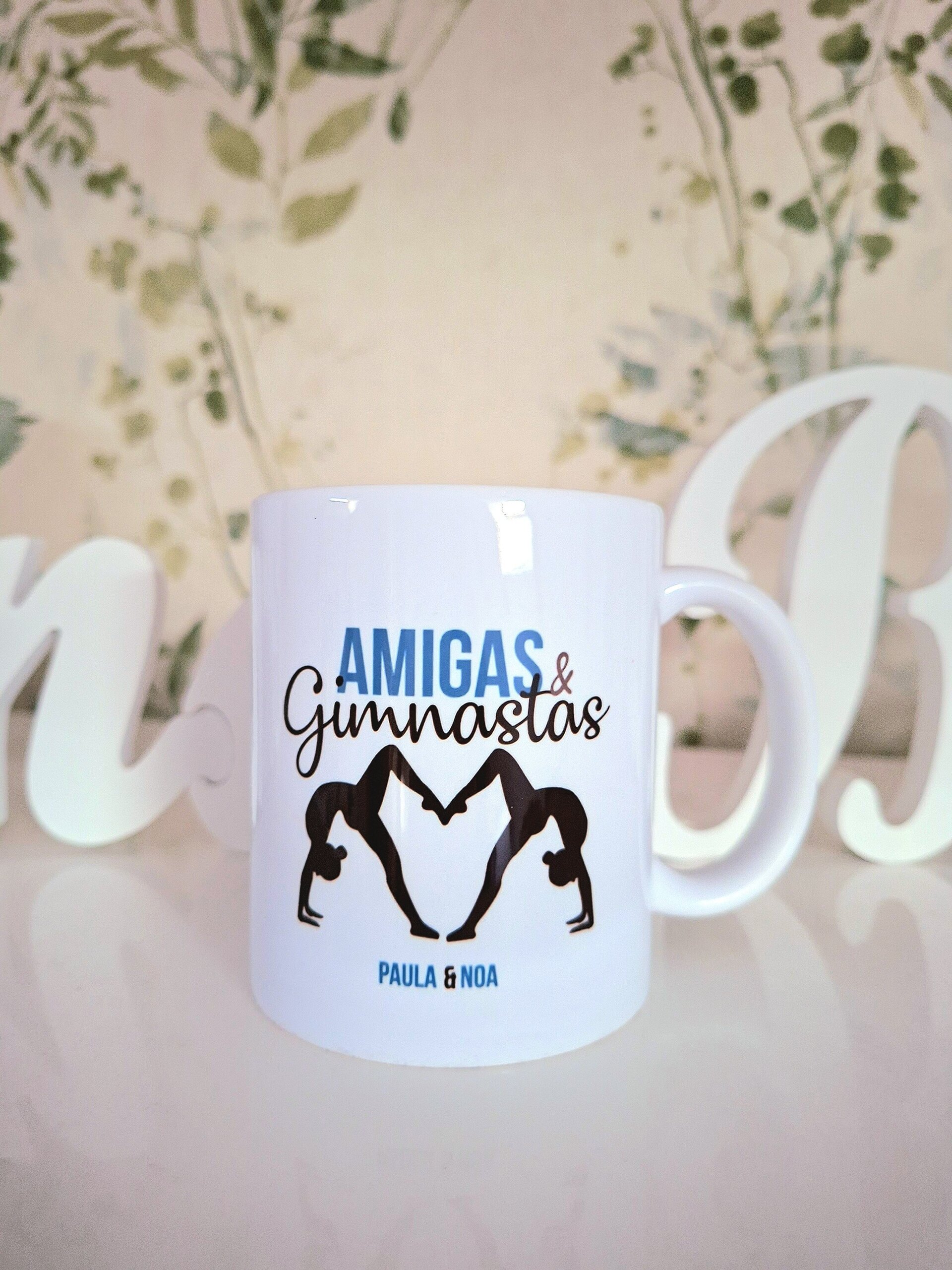 Taza personalizada Gimnasia Amigas y Gimnastas Enna Blues - 6