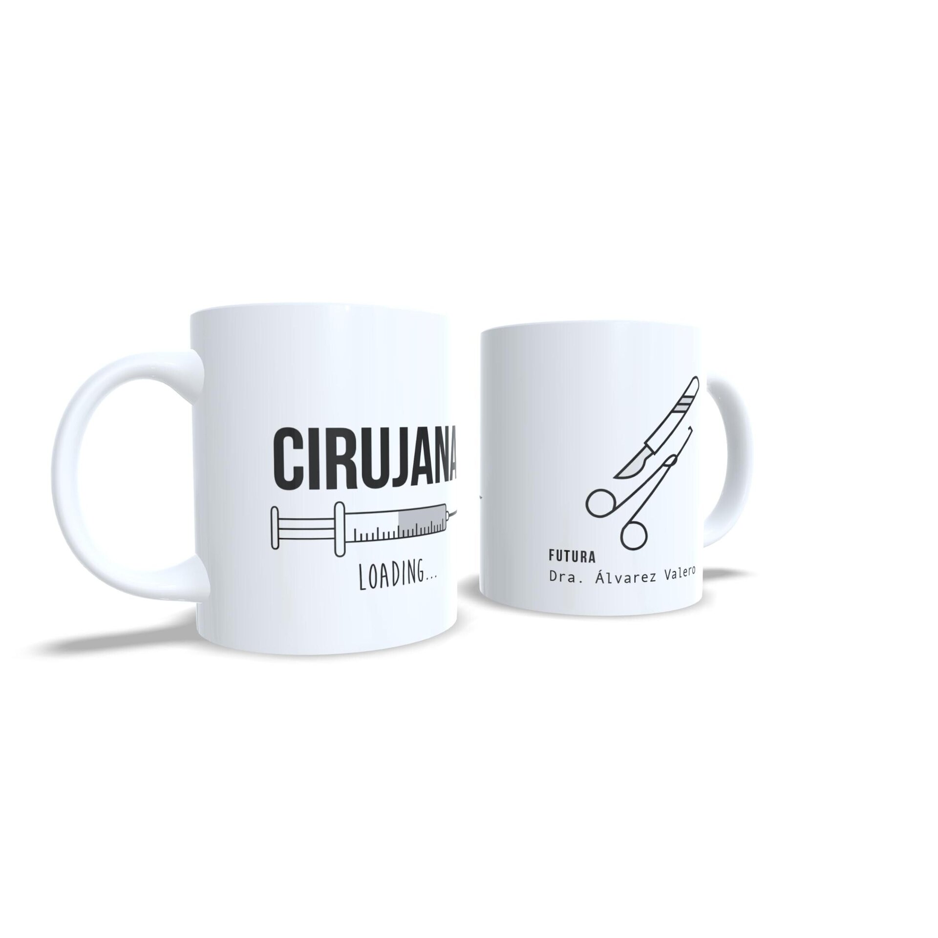 Taza personalizada regalo para estudiantes universitarios medicina cirugía - 5