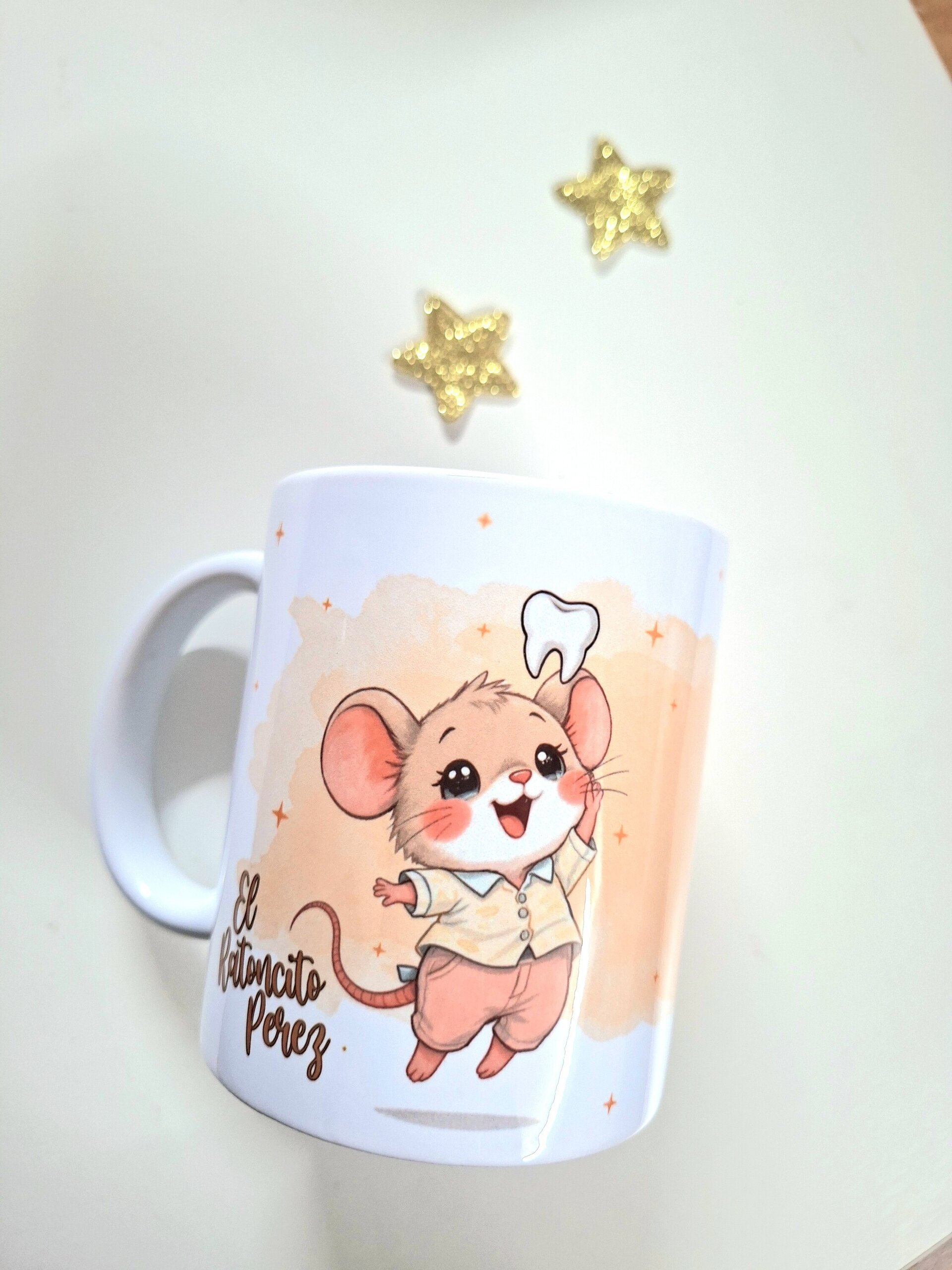 Taza personalizada regalo Ratoncito Pérez con mensaje caída de dientes niños - 2