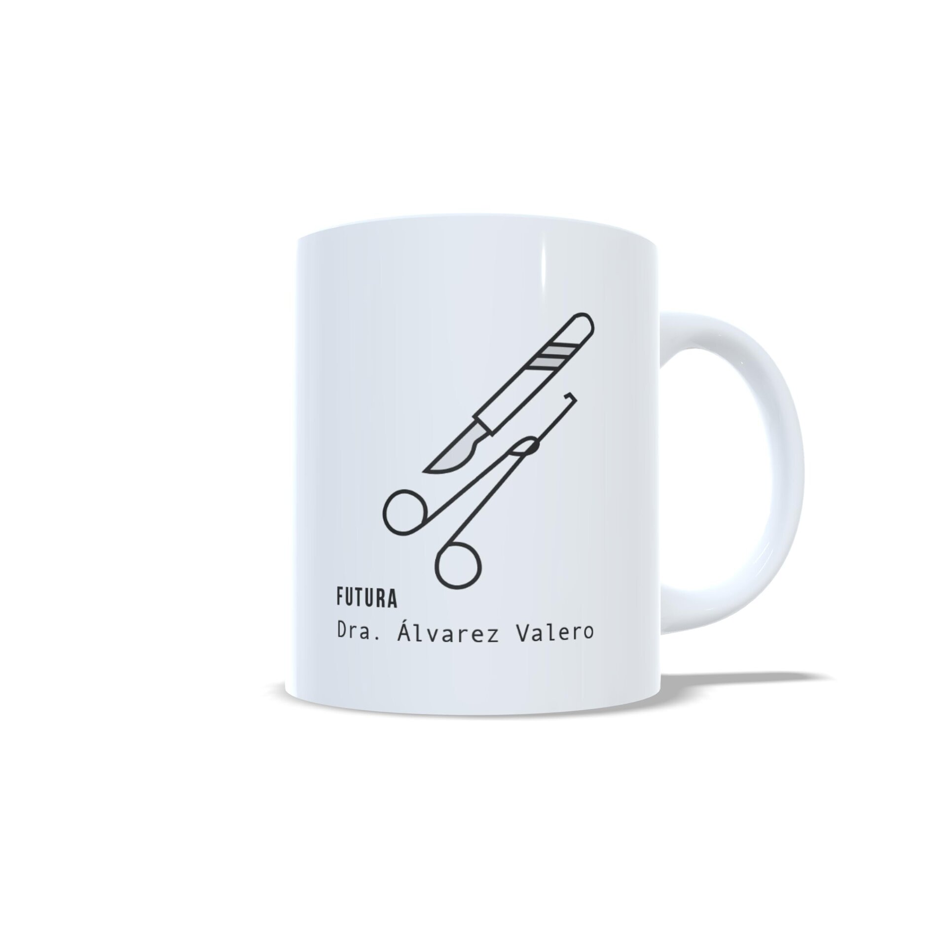 Taza personalizada regalo para estudiantes universitarios medicina cirugía - 8