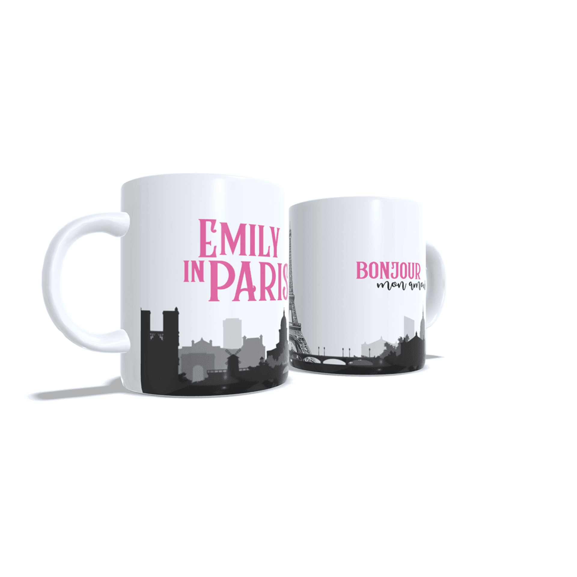 Taza personalizada inspirada en Emily en Paris Bonjour serie netflix regalo - 5