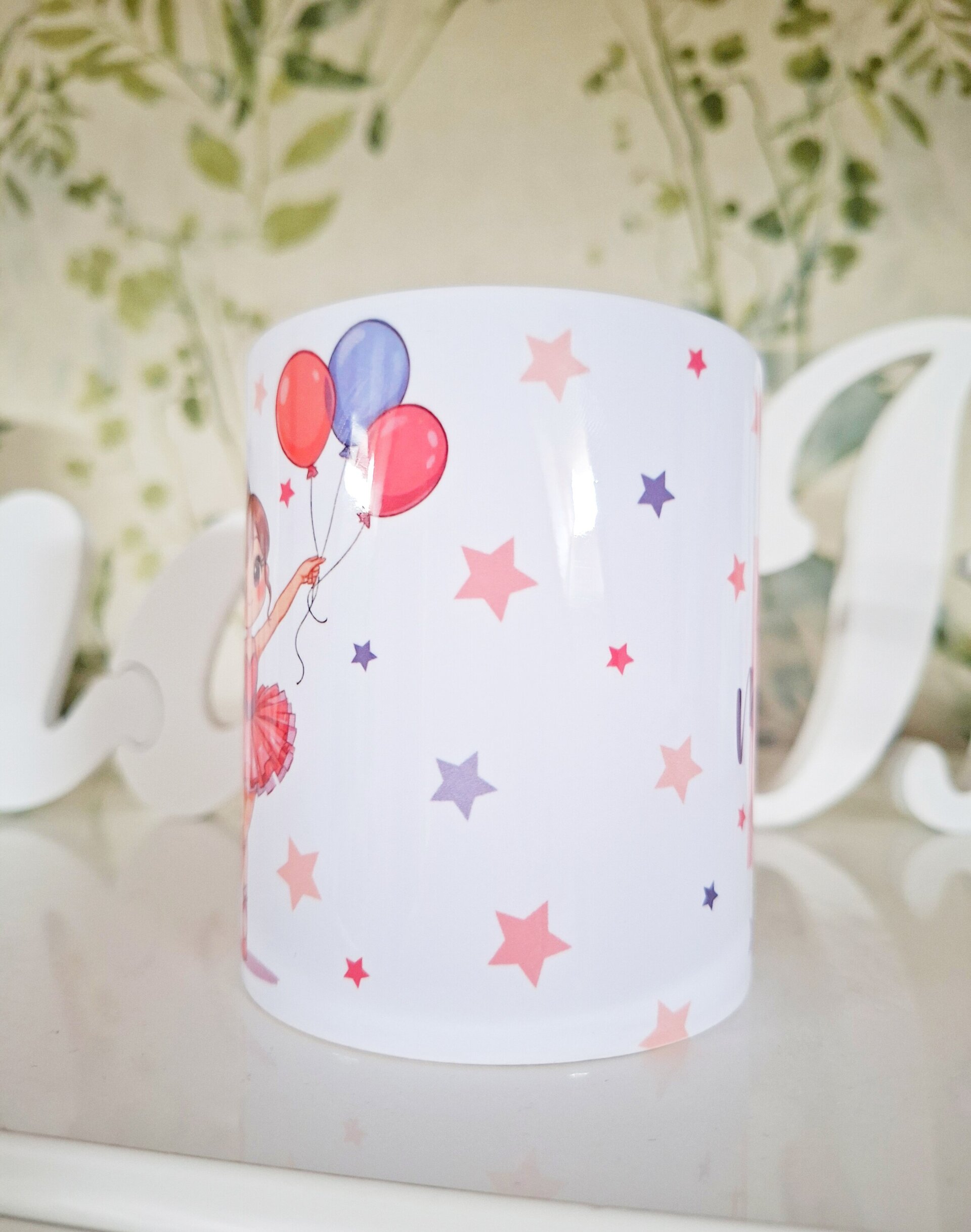 Taza personalizada regalo de cumpleaños ballet niñas nombre y edad Enna Blues - 11